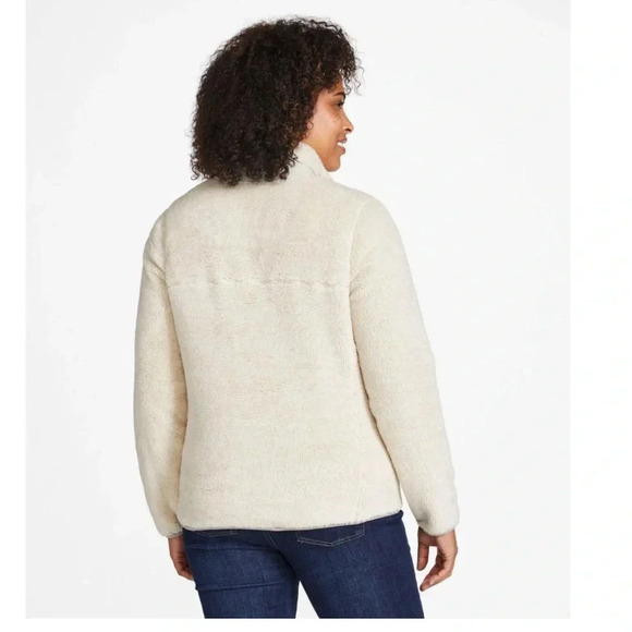 L.L Bean Women's Hi-Pile Fleece Pullover - Picture 3 of 11